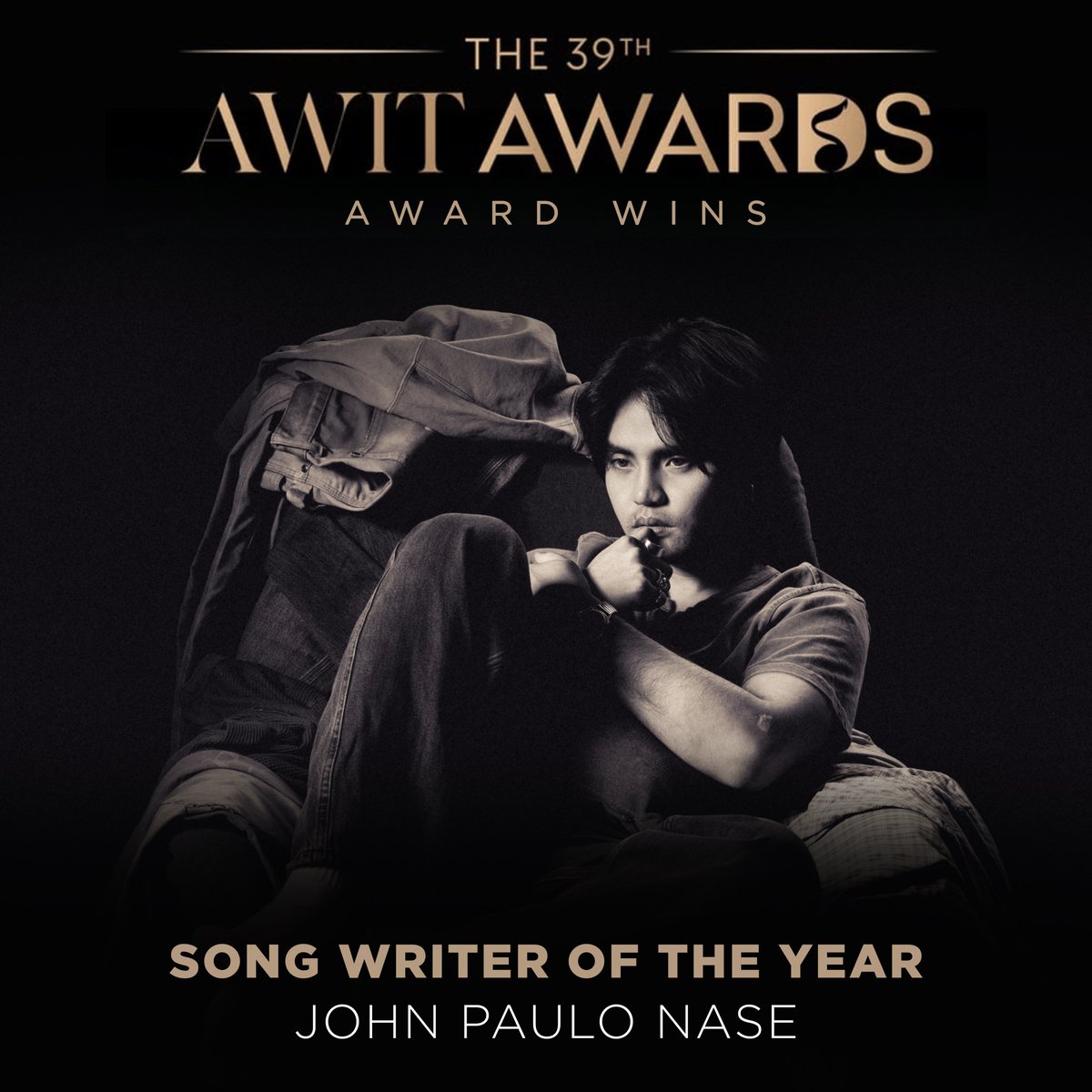 1zentertainment's tweet photo. John Paulo Nase / PABLO (@imszmc) is named Song Writer of the Year at the 39th Awit Awards, recognizing his songwriting craft and the stories he continues to bring to life through music.

#1ZEntertainment #PABLO #39thAwitAwards https://t.co/s1gEmP5cfJ
