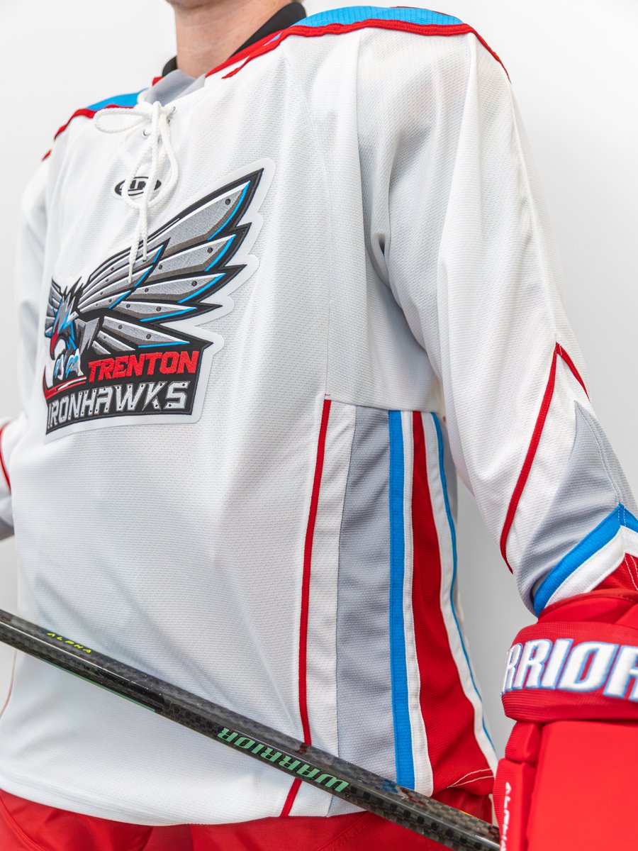 IronhawksHockey's tweet photo. Theyโre here and theyโre beautiful. ๐ ๐ฅ
The Trenton Ironhawks sweaters are officially in style.
Available to purchase in-person and online. #ForgedForVictory https://t.co/J6gduJCfXL