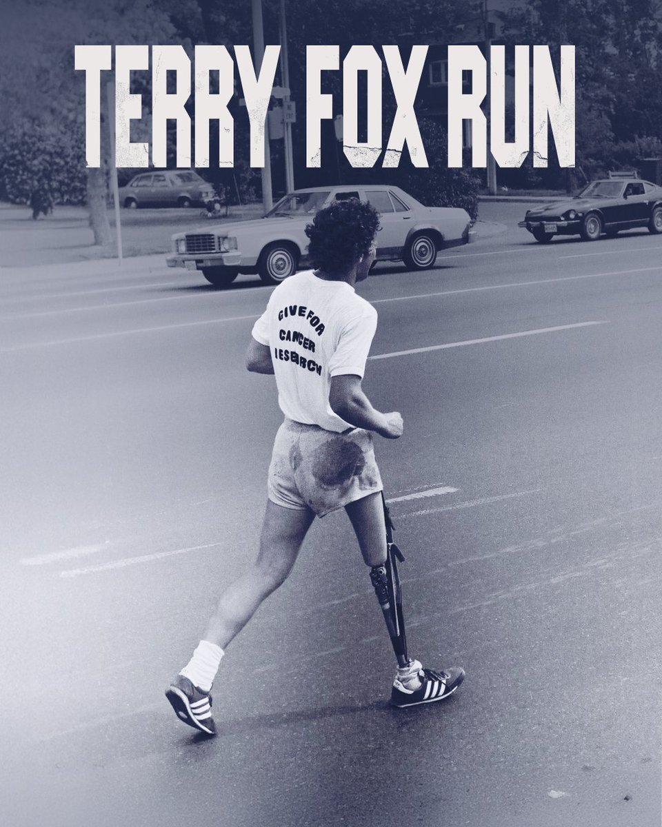 rvsed's tweet photo. More than four decades later, Terry Fox's story continues to inspire Canadians from coast to coast. As our school communities walk, run or roll together, we celebrate the courage, determination and kindness that make a difference, one KM at a time. #RVSED https://t.co/byNRCCQZ22