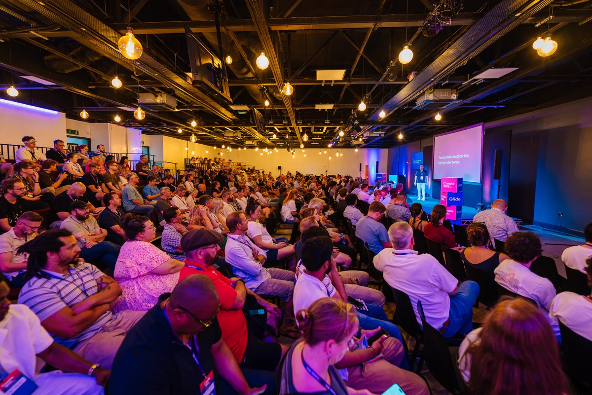 Photo from the keynote at this year's Create With Conference