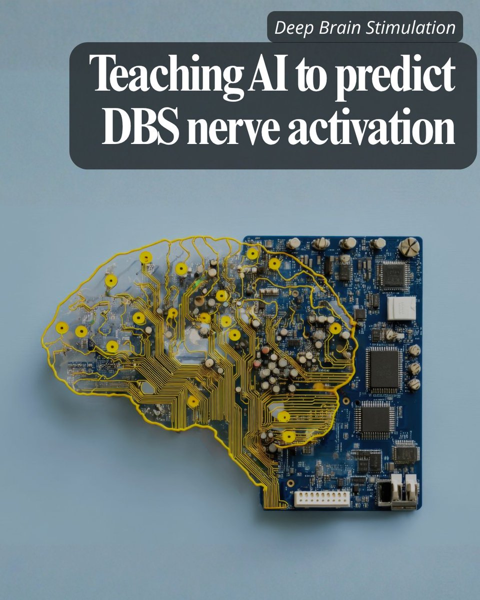 FixelInstitute's tweet photo. Could AI help make DBS programming faster and more precise? New research compares machine-learning models that predict how different DBS settings activate nerve fibers, a step toward more efficient, personalized DBS programming. 🔗learn more: https://t.co/KJGRVSHXvj https://t.co/tMJDkHroOU