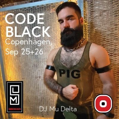 SLMcph's tweet photo. In collaboration with @Reconnews it’s time once again for one of SLM’s biggest fetish nights: Code Black
Code Black is for everyone who loves gear!
Dress code: LEATHER & RUBBER
Doors are open from 22:00 to 00:00.
The event ends at approximately 02:00
#SlmCph #Recon #CodeBlack https://t.co/51cmCHhgpi