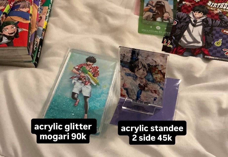 ryulperkakas's tweet photo. wts // want to sell phantom busters 

💰price in pict
📍dom yogyakarta
❌ exc. pack 2k &amp; adm 13%🍊
💬 ready kamar, siap kirim~(⁎˃ᆺ˂)  
─── ⋆⋅☆⋅⋆ ───

t. mogari kaoru tamon eugene #warunganime #warungmanga #warungphantombusters #warungphanbus https://t.co/xuOZ6h1r2x