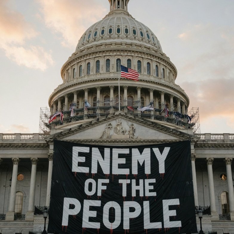 GinaSaysSo's tweet photo. Congress is just riding it out.

They've been busted too many times.

There is no clean slate. 

Everything is dirty.

No possibility of a Congressional committee that actually represents our best interests.

No strongly worded letter that's worth an X post.

Abolish and rebuild is the only way.

Like the IRS and Federal Reserve, Congress is in place to justify stealing from us and limiting citizen opportunity through continual increases in illegal taxation, waste-of-money programs, studies, experiments, and self-enrichment through insider trading and bribery.

ALL on our dime. 

There IS NO REPRESENTATION for US citizens.

We are PAYING Congress to destroy us.