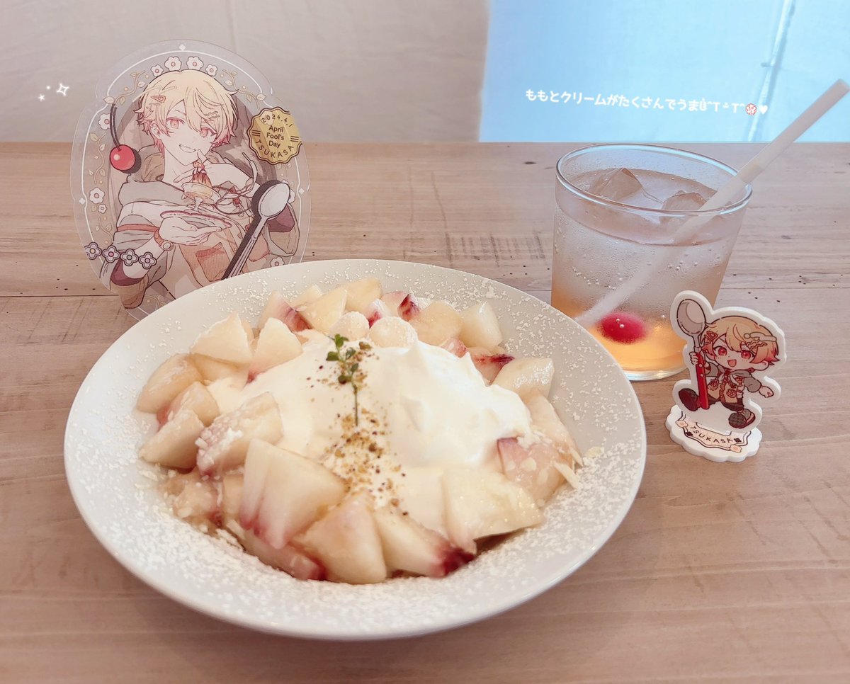l7tkq's tweet photo. 📍4LDK COFFEE

桃のパルフェとホワイトピーチソーダをいただいてきました  ꛰࿁৹𖫴𖫲ࡄ৹𖫴𖫲࿁ ꛰ฅ♡
桃がふんだんに使われていてクリームも濃厚でうまうまでした♬
店内も落ち着いた雰囲気でとても居心地がよかったです🤲🏻⋆˙⟡ https://t.co/52nUIBcA7T