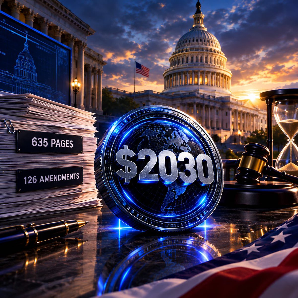 Never2030coin's tweet photo. 635 pages

126 amendments

One massive deadline

Lummis dropped the truth bomb: pass it now, or see you in 2030

$2030 isn’t asking for permission, it’s the timer running out on legal fog

Tuesday 2:15pm ET

Lock in https://t.co/go8cAolcXG
