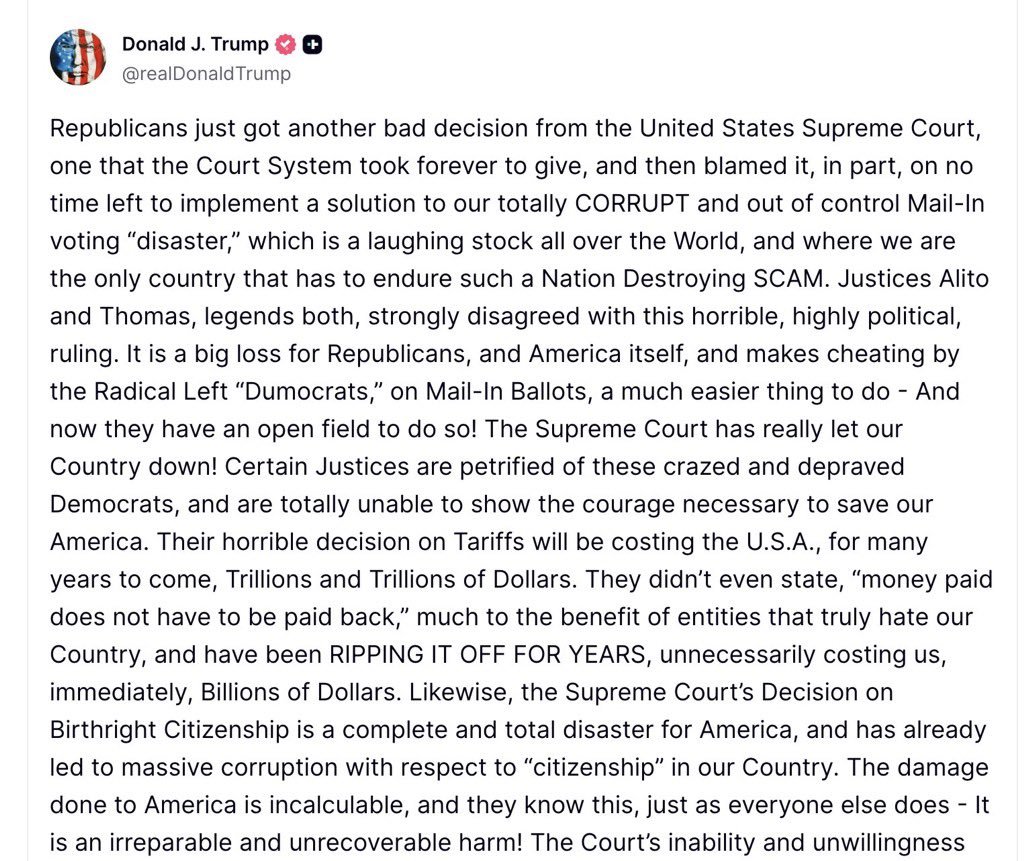 Damaan4u33's tweet photo. What insidious reason is Trump using to stop people from mail-in voting? Since it wasn't in effect when he and his family did the same thing? 

Read between the lines;

It's harder for him, Elon, and Putin to withhold Blue votes from being counted.

There is no other good reason. https://t.co/A89fa0es7k