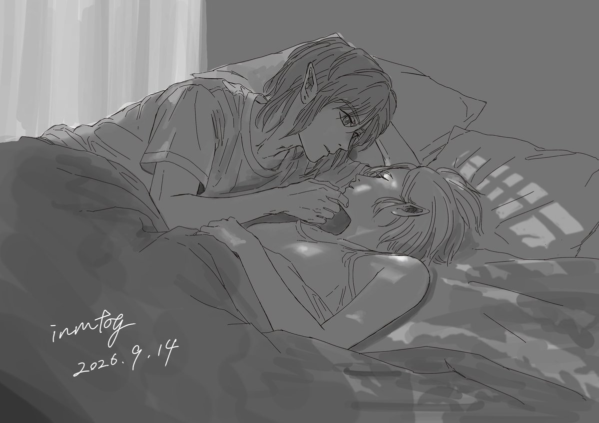 inmfog's tweet photo. 最近描いた現パロリンゼル
#zelink #リンゼル https://t.co/z40oGTmxwZ