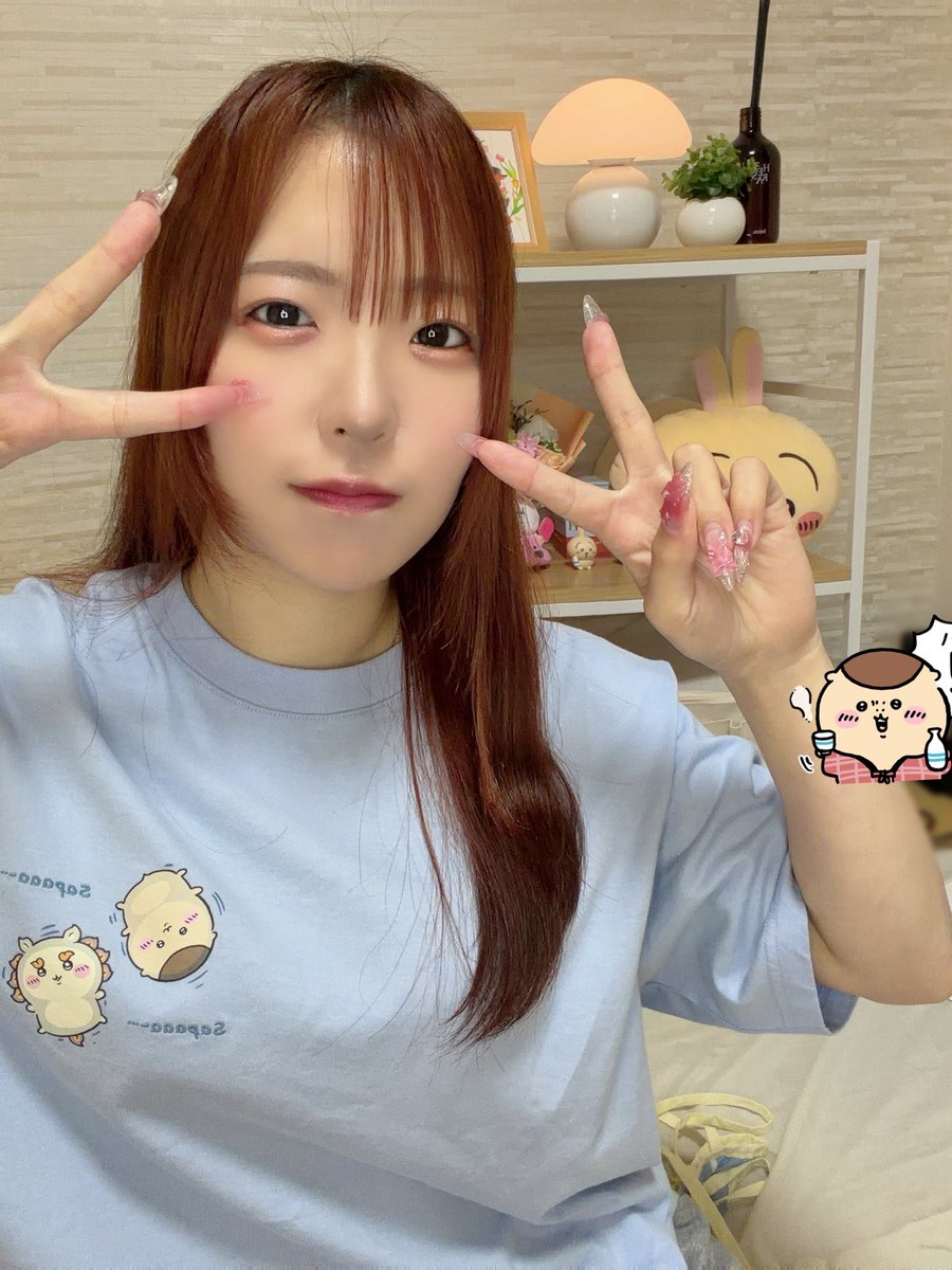 nekosuitaizo's tweet photo. くりまんじゅうとシーサーのTシャツを見てほしい人。

おやすみ～🌙 https://t.co/9S2oUJWE6F