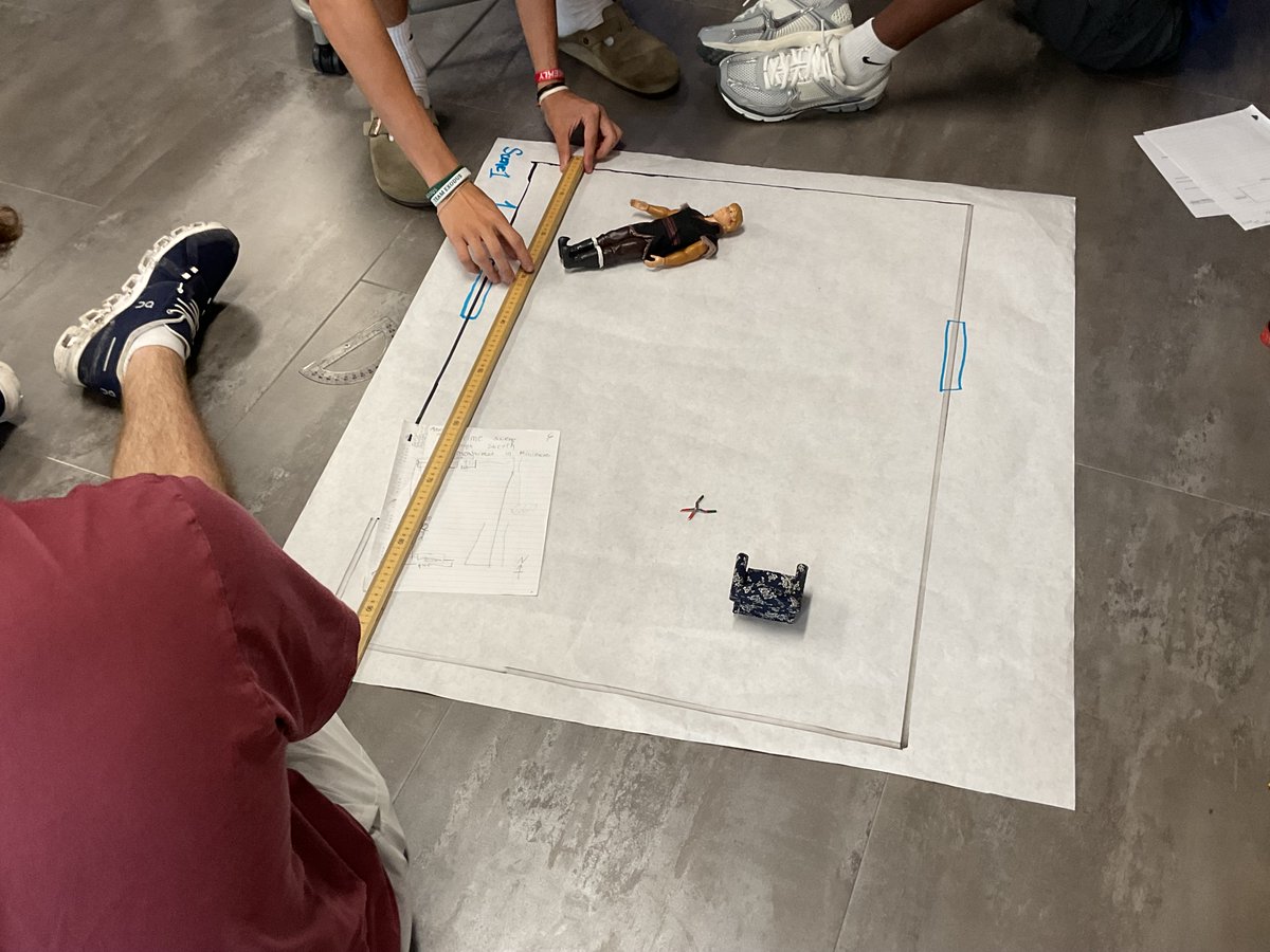 MidwayHS's tweet photo. 🔎Mrs. Gorham’s forensic science students put their observation and critical-thinking skills to work while creating mock crime scene sketches! A hands-on learning experience that brings real-world investigative skills to the classroom. 
#HandsOnLearning #CareerExploration #CTE https://t.co/KKjAdZUBQI