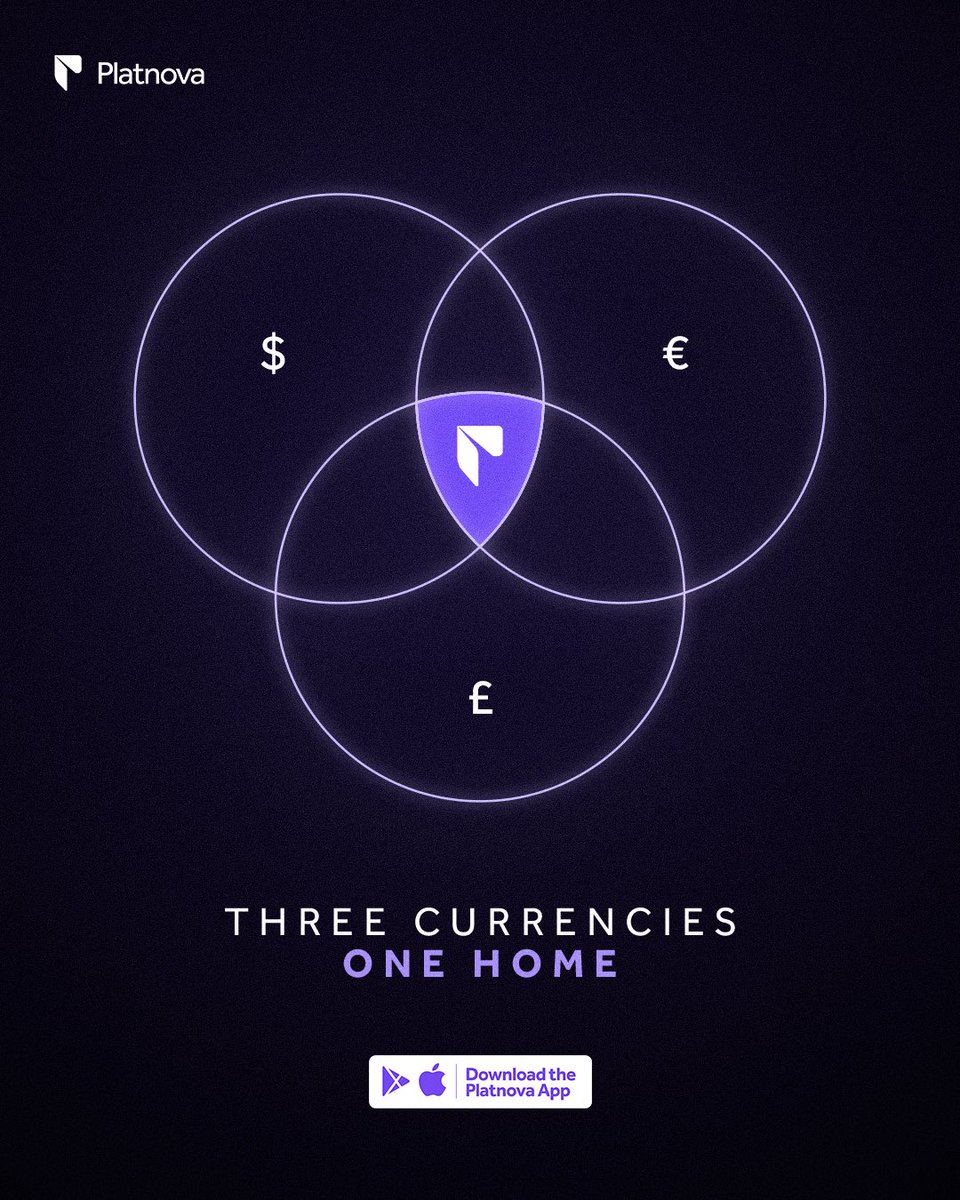 PlatnovaNG's tweet photo. Love triangle? No.
Money triangle? Yes.
Platnova puts your $, €, £ in one place so you don’t have to cheat on one bank with another.
#platnova #multicurrency #internationalpayment #globalfintech #virtualaccount https://t.co/nGLSfknn60
