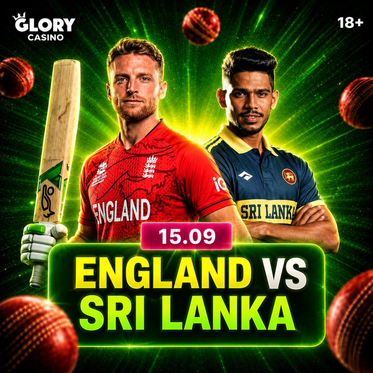 Gloryoffers's tweet photo. 🔥England vs Sri Lanka: Big Stakes Time on Glory!
Will you play it safe on the favorite or hit the massive jackpot betting on the underdog? It's your call.
Place instant LIVE bets on match events and snatch your winnings!
https://t.co/Gxw0nO9xVg 

#SportsBetting #FootballBetting https://t.co/ijSXAJf9Pf