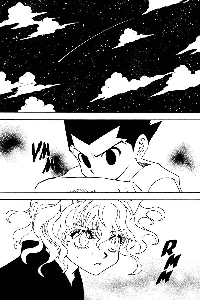 vxmphxrt's tweet photo. ik the circumstances behind this but Gon pressing 2 Royal Guards at the same time is insane 😭😭

he's so fucking tuff https://t.co/s2bAqdWs1O