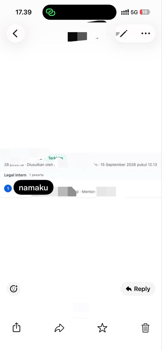 sahaisme's tweet photo. @starpbix @prelovedbaju22 @bbingg__ Blm berubah samsek tp aku percaya udh diusulkan, soalnya HRnya kirim ss list nama bahwa aku udh diusulkan di web dan tinggal tunggu konfirmasi kemn4ker

RO 9/9/26 siang
Tes TPA 9/9/26 malam (DL 10/9 pagi)
LGD 10/9/26
Itv user 11/9/26
Dinyatakan lolos 14/9/26
Diusulkan PT 15/9/26 https://t.co/k4lRsZrXoQ