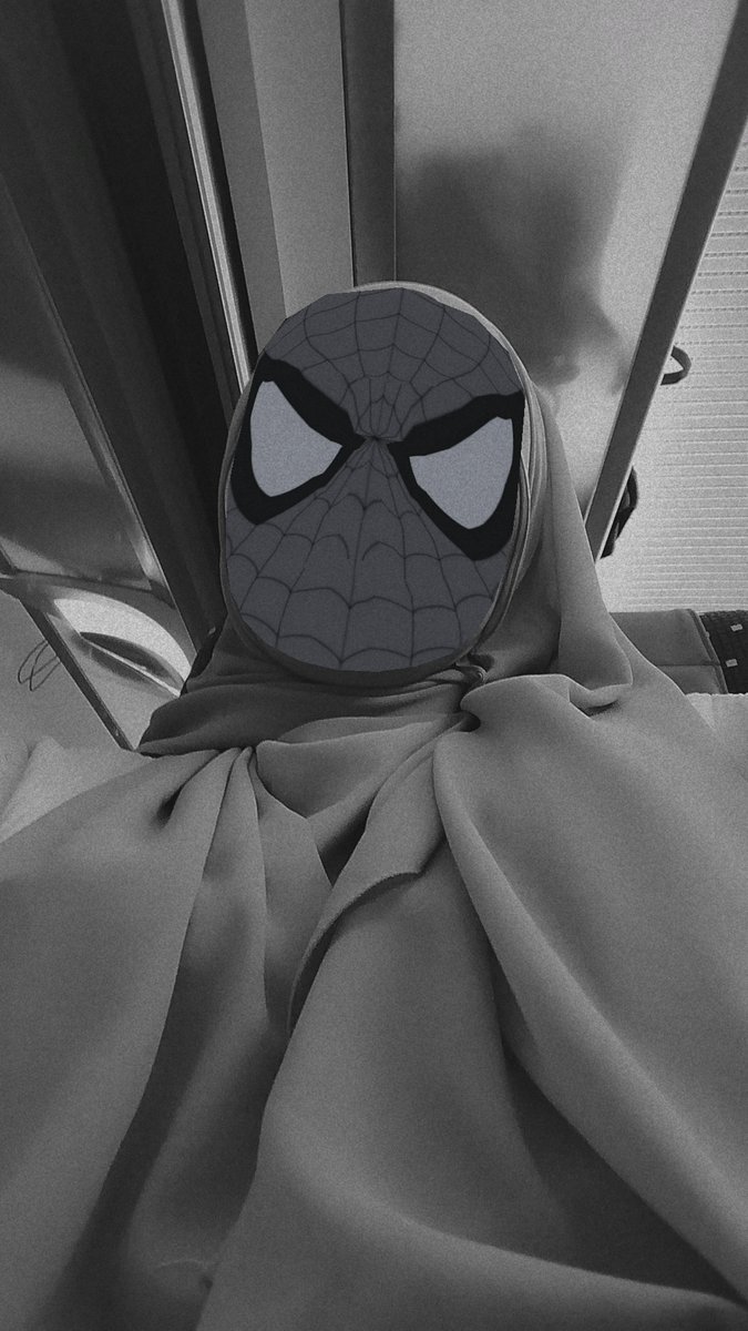 leeeecutie's tweet photo. Your hijab spider-woman boleh tk? 🫣 https://t.co/fpXT6TU69b