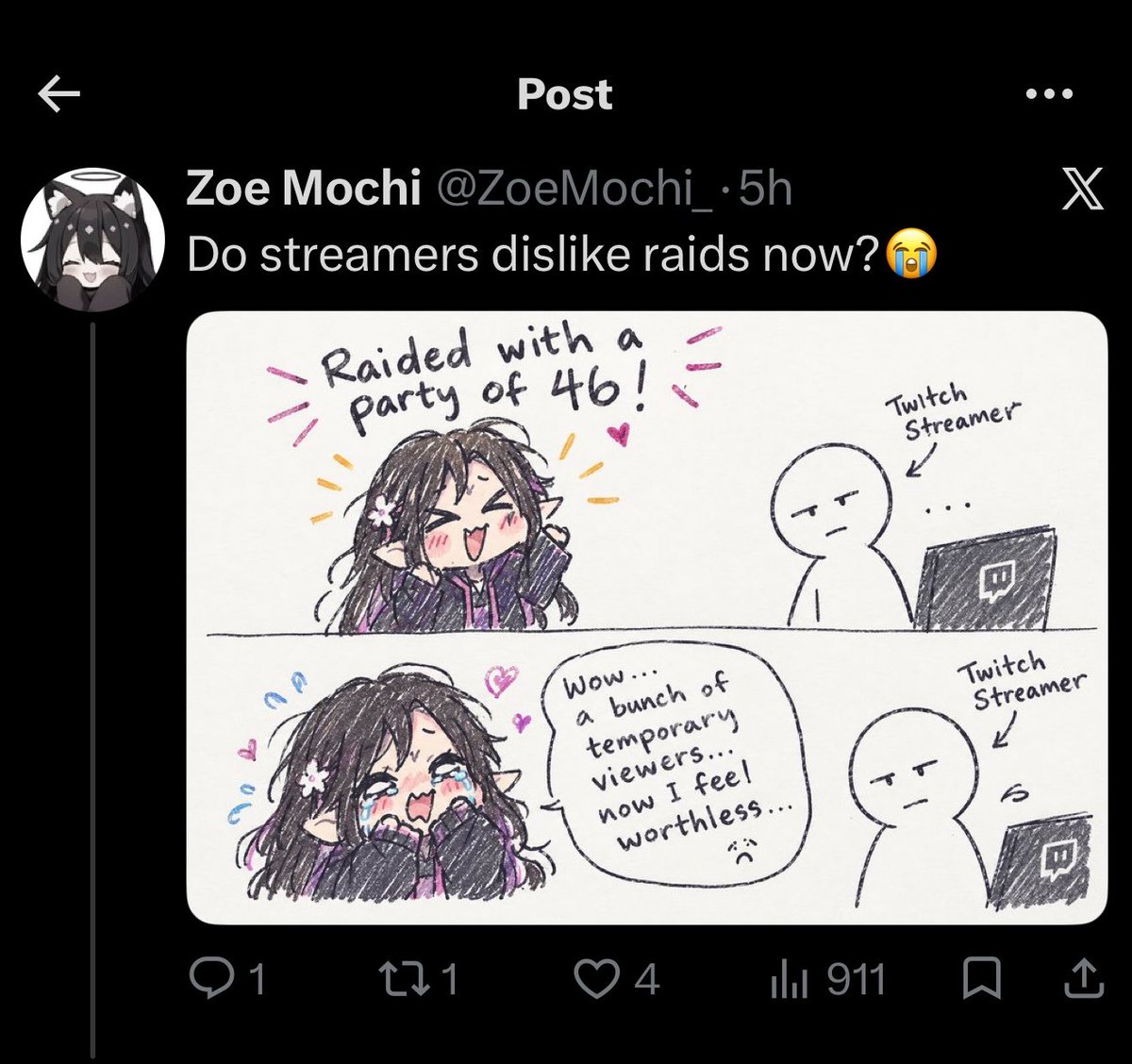 Abortius's tweet photo. Don’t feed my art into Gen Ai please 🧍‍♂️

The generated comic even mixed up the bubbles 💀 https://t.co/vnHADVTwRT