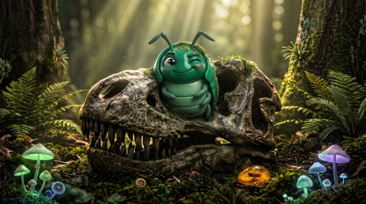Bossi_peter's tweet photo. 300 Million Years and we're still just getting started. 😎🛡️

Survived the dinosaurs. Surviving the rugs. $PBUG is the ancient survivor Solana deserves.

Check my entries for the @pbugcoin contest! 🦴🌿✨

#PBUG #Solana #MemeContest https://t.co/LjgplZEdIT