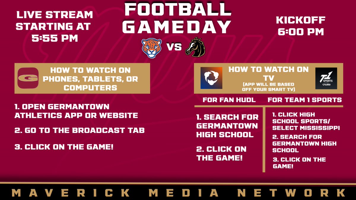 MavMediaNetwork's tweet photo. Maverick Media Network will be live-streaming the 9th grade matchup against Rosa Scott. @ghsmavericks #gomavs https://t.co/qRrfugGBce