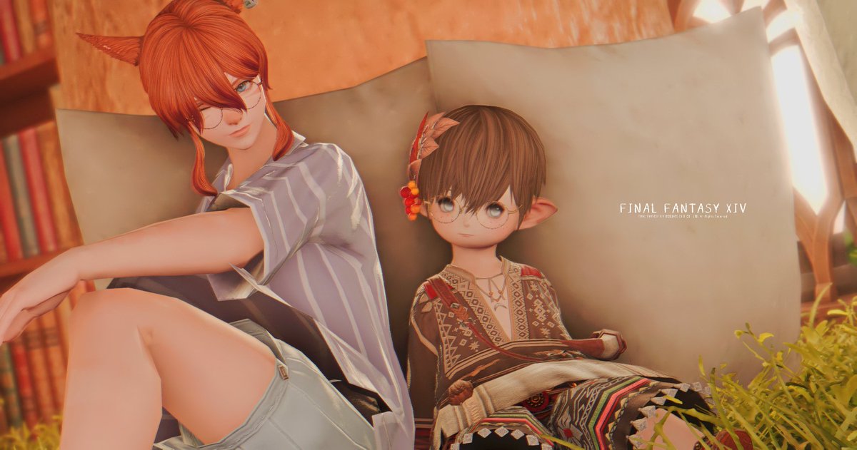 vf_FF14's tweet photo. 実はこっそりおじゃましておりました！
緑が多くてめっちゃ癒し空間だった😊
色合いもまめちゃっぽくてすてきでした🥰
#RêNotte https://t.co/vDXgMlPO1j