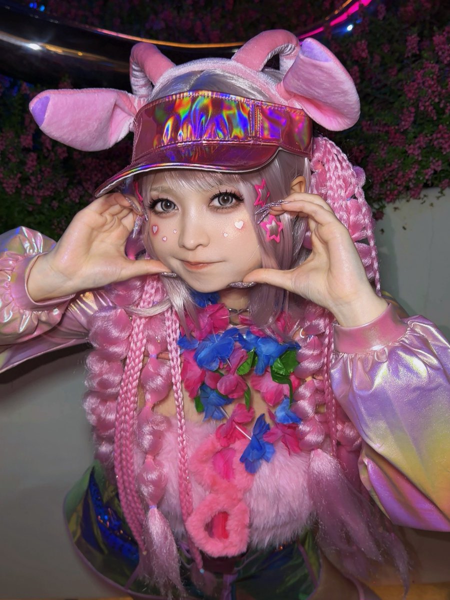 Syamu_Neko__'s tweet photo. オハナ~~🌺🌈
大好きなイトコたち~💙🩷❤️🧡💛💚

#Dハロ仮装 #Dハロ仮装2026 https://t.co/2gJINY2HOD