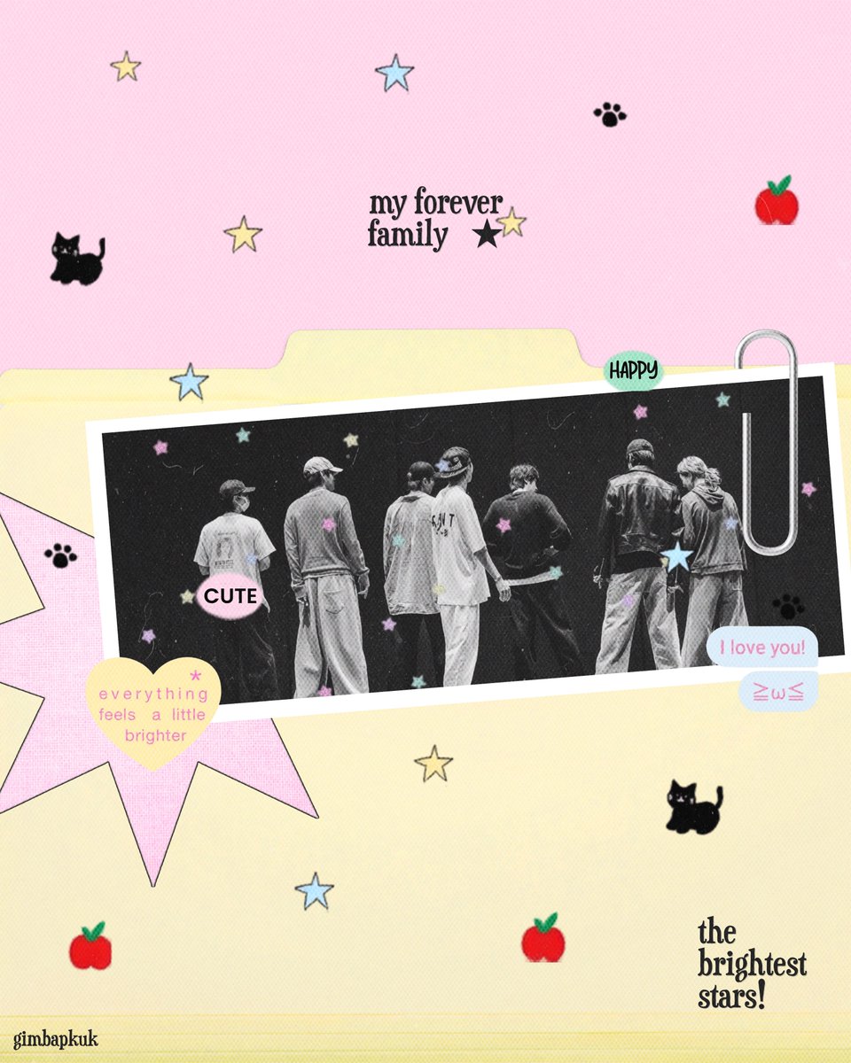gimbapkuk's tweet photo. my forever family ✶⋆.˚ https://t.co/EqDITYSsJI