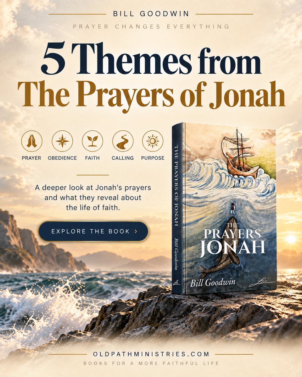 BillGAuthor's tweet photo. Prayer. Obedience. Faith. Calling. Purpose.

Explore the lessons from Jonah’s journey in The Prayers of Jonah by Bill Goodwin.

🌐 https://t.co/gDycAmxqMw

More to the story in the replies. 👇

#ThePrayersOfJonah #BillGoodwin #Faith #Prayer #ChristianBooks https://t.co/zPMWrF8v6B