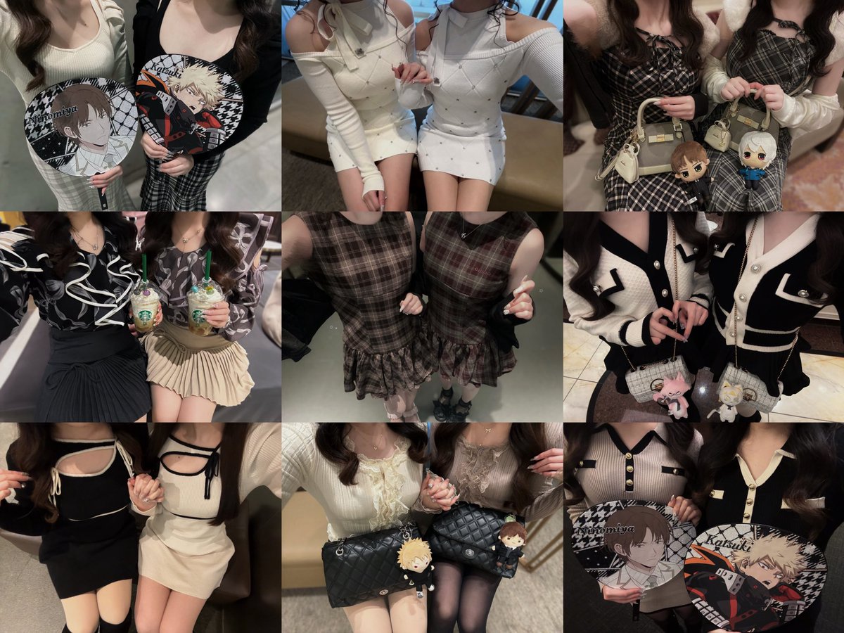 triggeron_'s tweet photo. 双子コーデ首下まとめ🖤⟡.· https://t.co/Ov4XI31Ehq
