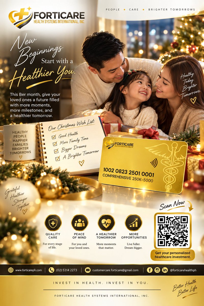 forticareph's tweet photo. Looking for the perfect gift for your loved ones this season? Gift them a future filled with more moments and fewer worries. 🎄✨ https://t.co/7DkNsF4zZY