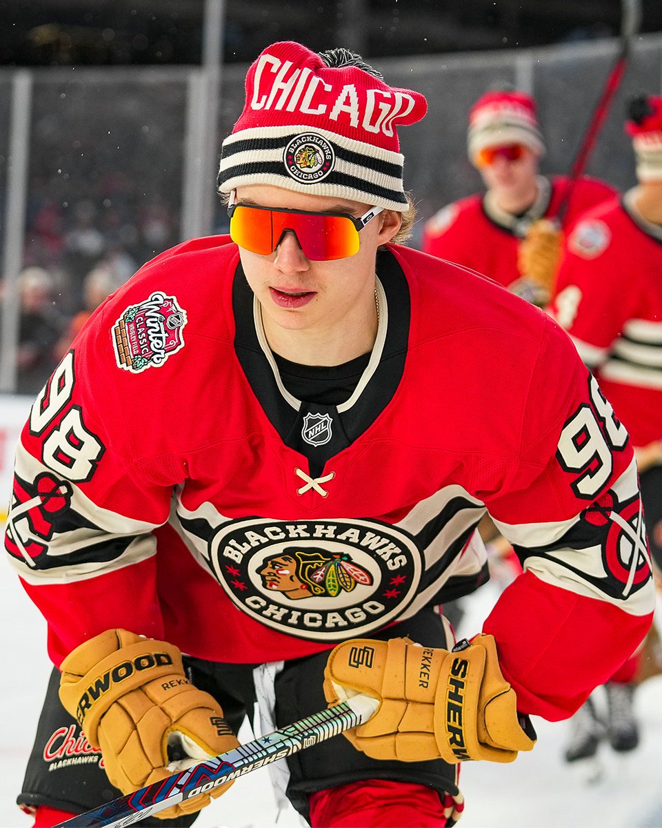 NHL's tweet photo. From first overall at the 2023 #NHLDraft to captain! 🫡

Look back at the moments that shaped Connor Bedard's journey to @NHLBlackhawks captaincy! https://t.co/St4SMYNGwt
