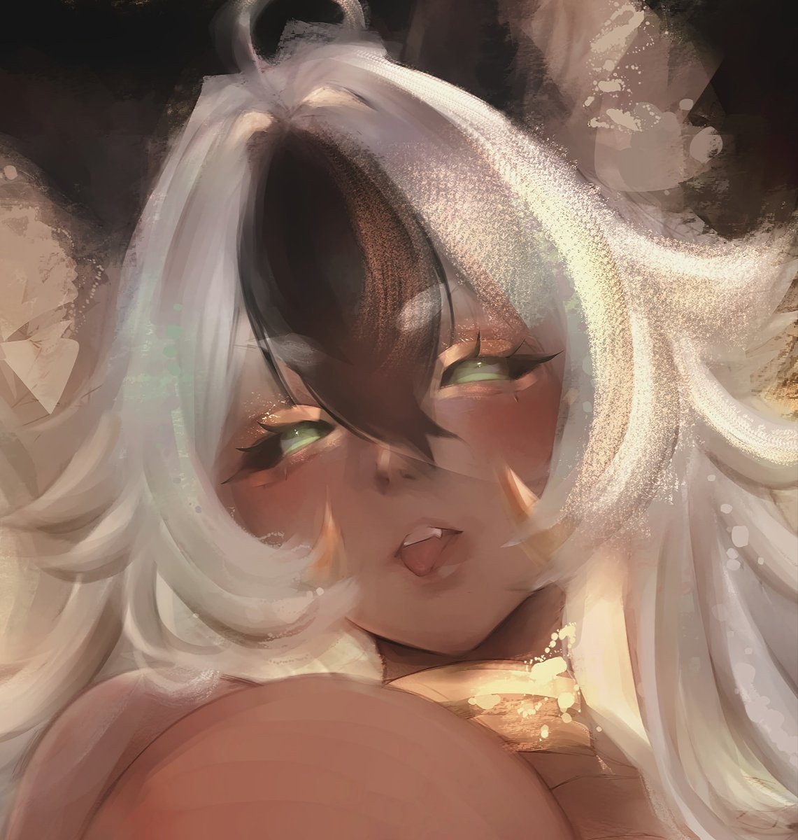 Recond1te's tweet photo. a cute kitsune commission
#commissionsopen #digitalpainting #oc #kitsune #foxgirl https://t.co/yfUv2Owunl