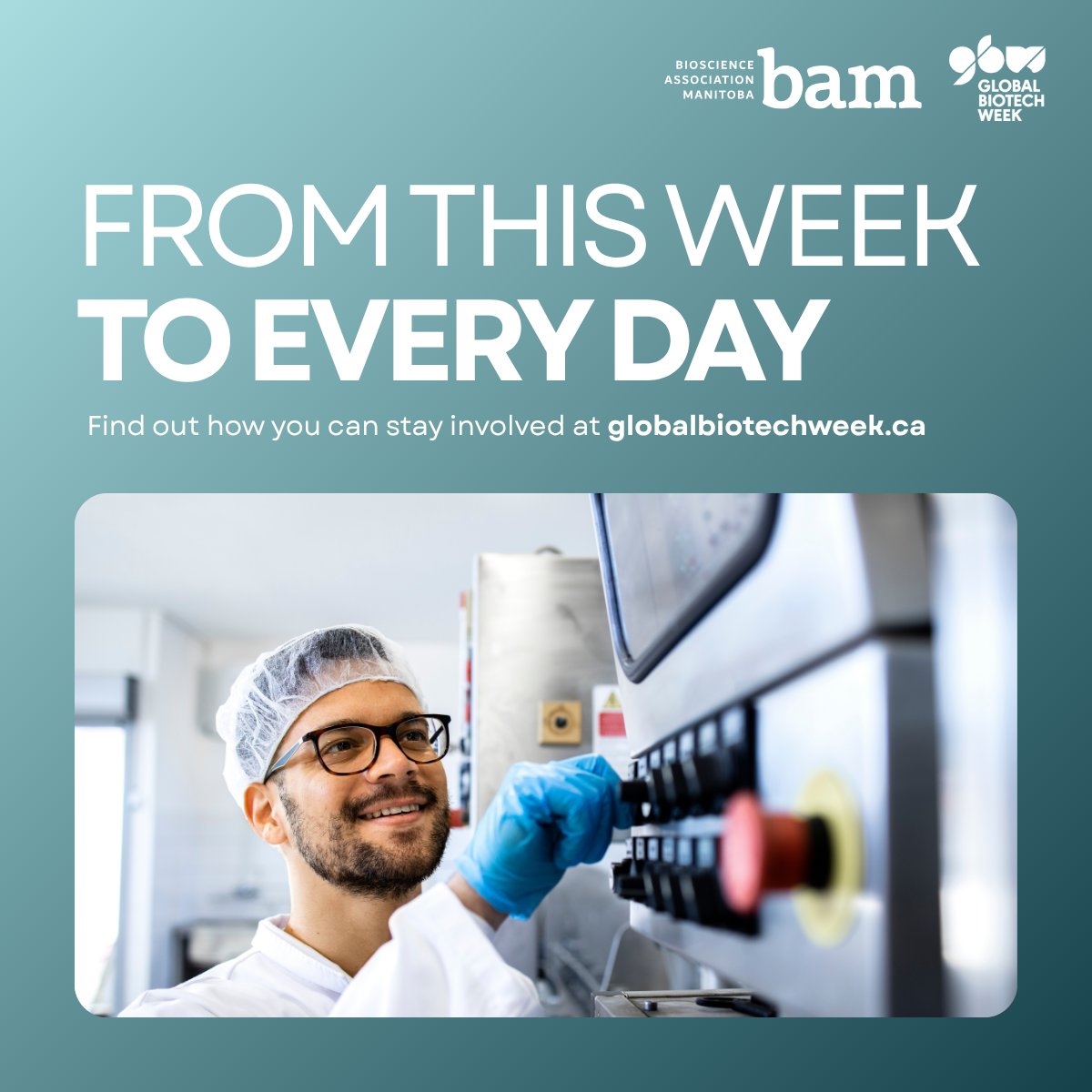 BioscienceMB's tweet photo. 🧬 That’s a wrap on Global Biotech Week!

This week, we celebrated the people and ideas driving Manitoba's bioscience sector forward.

Thank you to everyone who is part of Manitoba's bioscience community. We're proud to celebrate with you.

#GBW2026 https://t.co/ft9BojulhJ