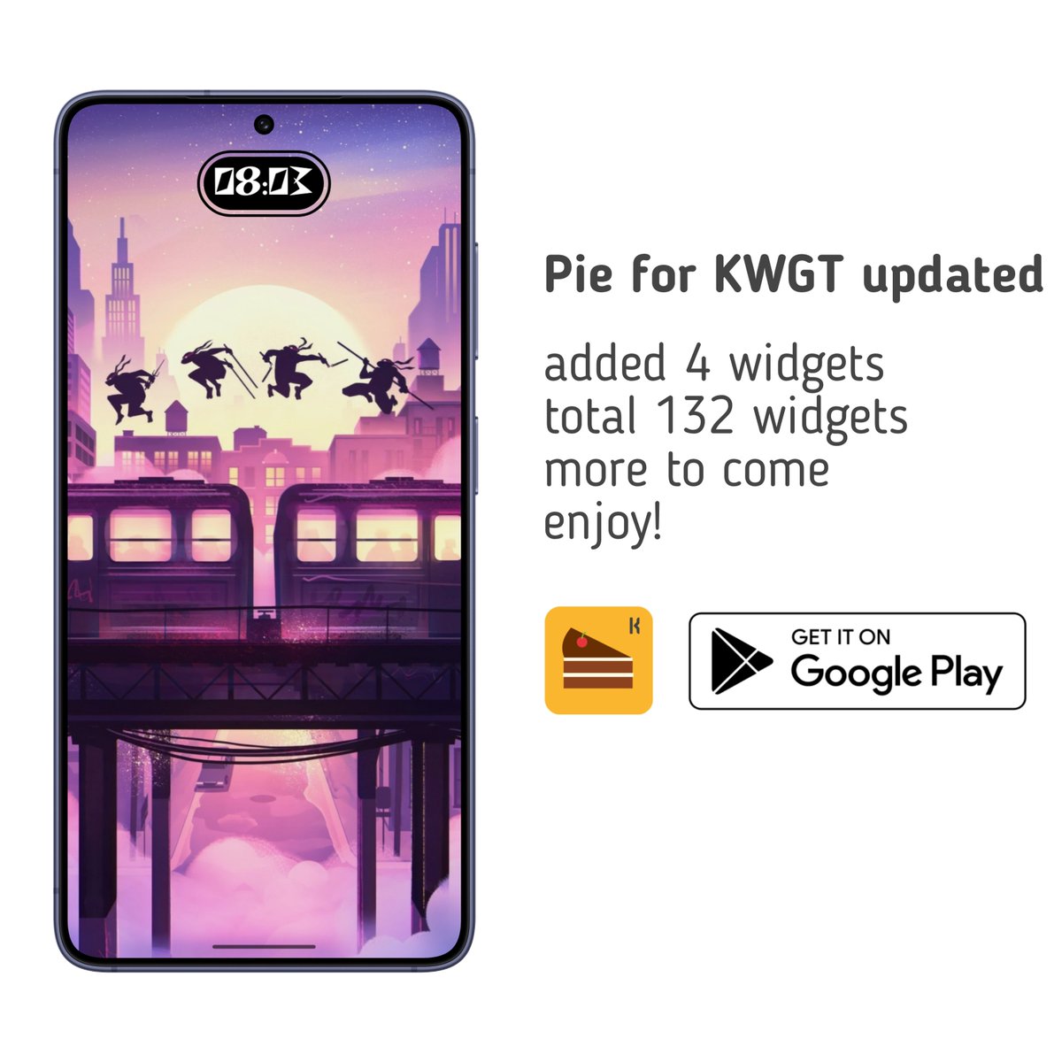 CustomizerAndro's tweet photo. Hi All,
Pie for KWGT got updated
Get it here
https://t.co/KDiFNfoTZa
❤️ & 🔄 appreciated 👍
#NovaLauncher #KWGT #AndroidSetup #Wallpapers #tmnt #WidgetDesign #HomescreenSetup #AndroidThemes #CustomIcons #Tech #MobileDesign https://t.co/gnJ8rA3Gip
