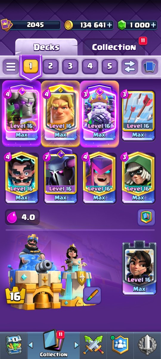 Player_1087's tweet photo. @dark_night_cr Try this deck, hog fc is such an easy mu for me w this https://t.co/78YlHGF2G2