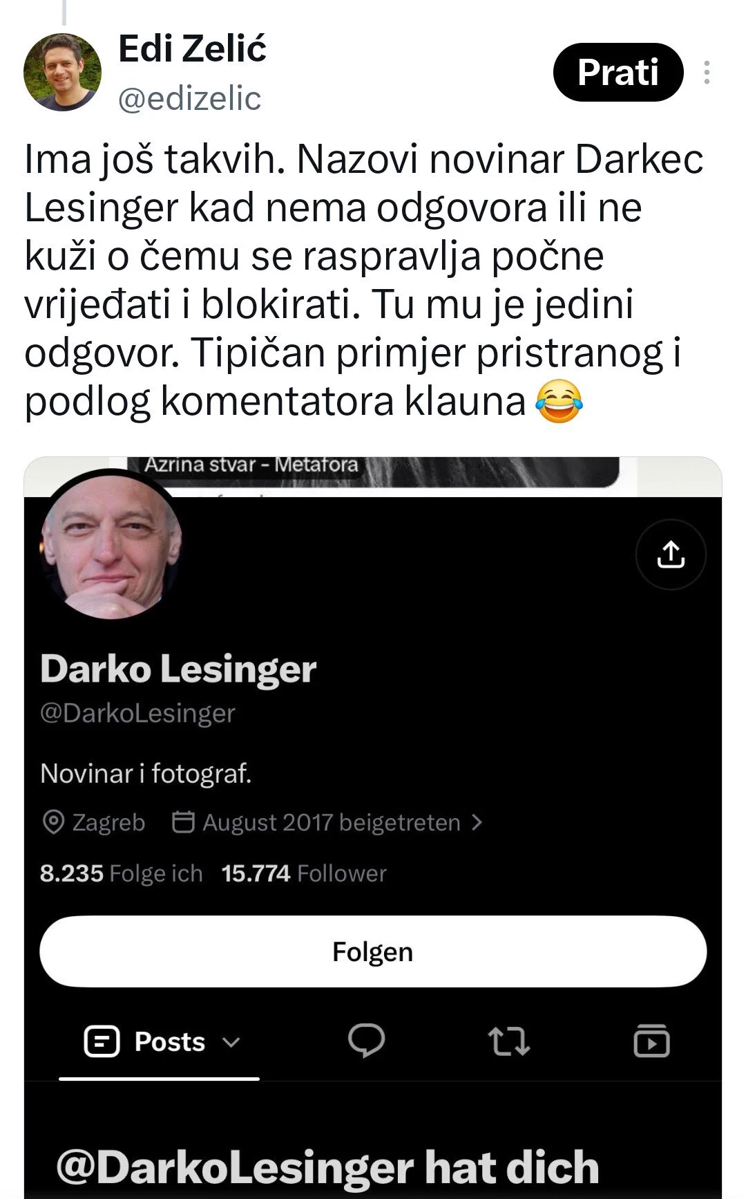 Darko Lesinger on X: 