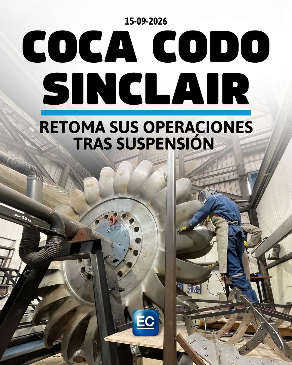 elcomerciocom's tweet photo. ⟫ https://t.co/2a0sSxAznj | 🪫 Coca Codo, la principal hidroeléctrica del país, suspendió sus operaciones por sedimentos https://t.co/AenfdxDkfQ