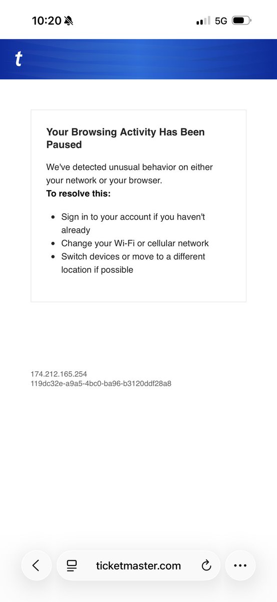 meantomakeucry's tweet photo. ONE TAB OPEN. DIDNT LEAVE THE SCREEN. FUCK YOU TICKETMASTER. https://t.co/48JFcwDkzz