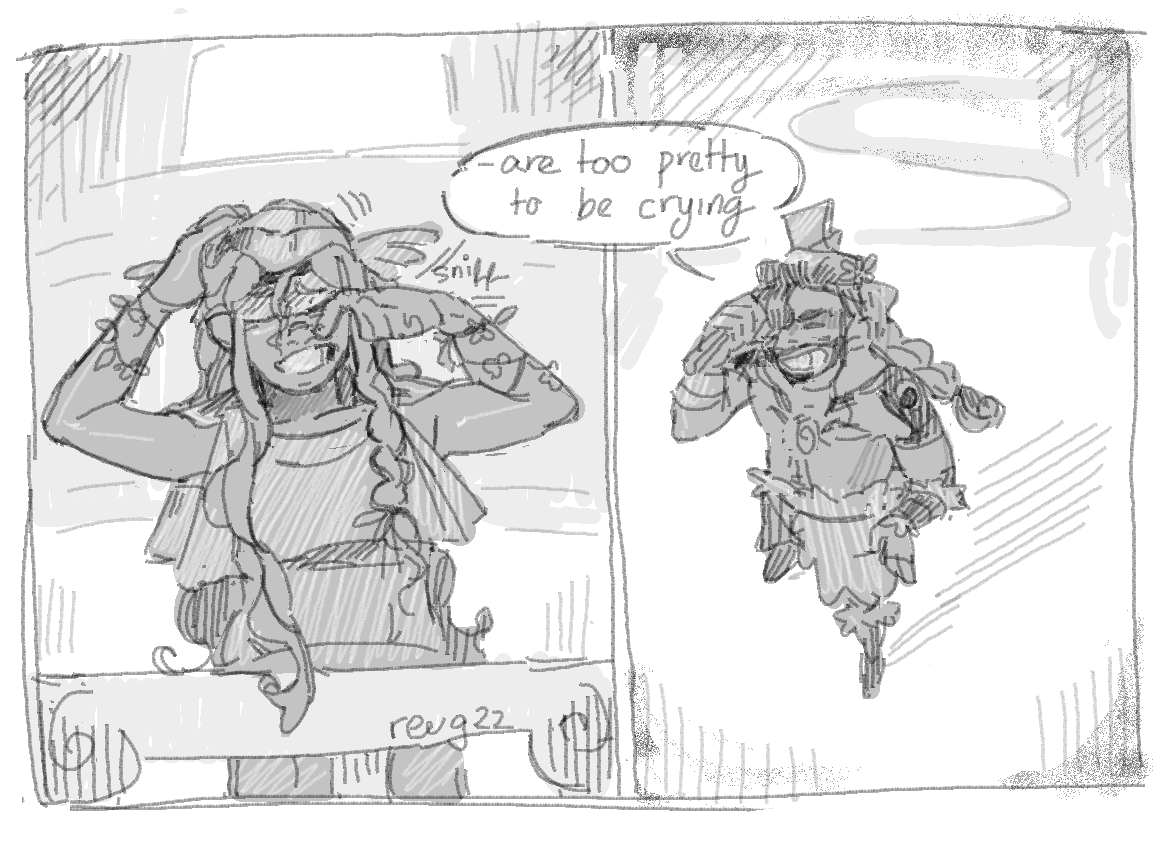revg22's tweet photo. Nikos goes into the arena with the same hair Shelby braided him

{#pantheonsmp #pantheonsmpfanart} https://t.co/DIouTbW1ZJ