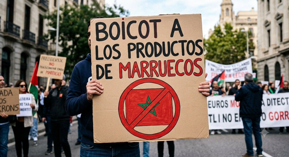 LorenaR97671's tweet photo. Boicot a los productos de Marruecos! Ni un € más https://t.co/MNQKKMcvyz