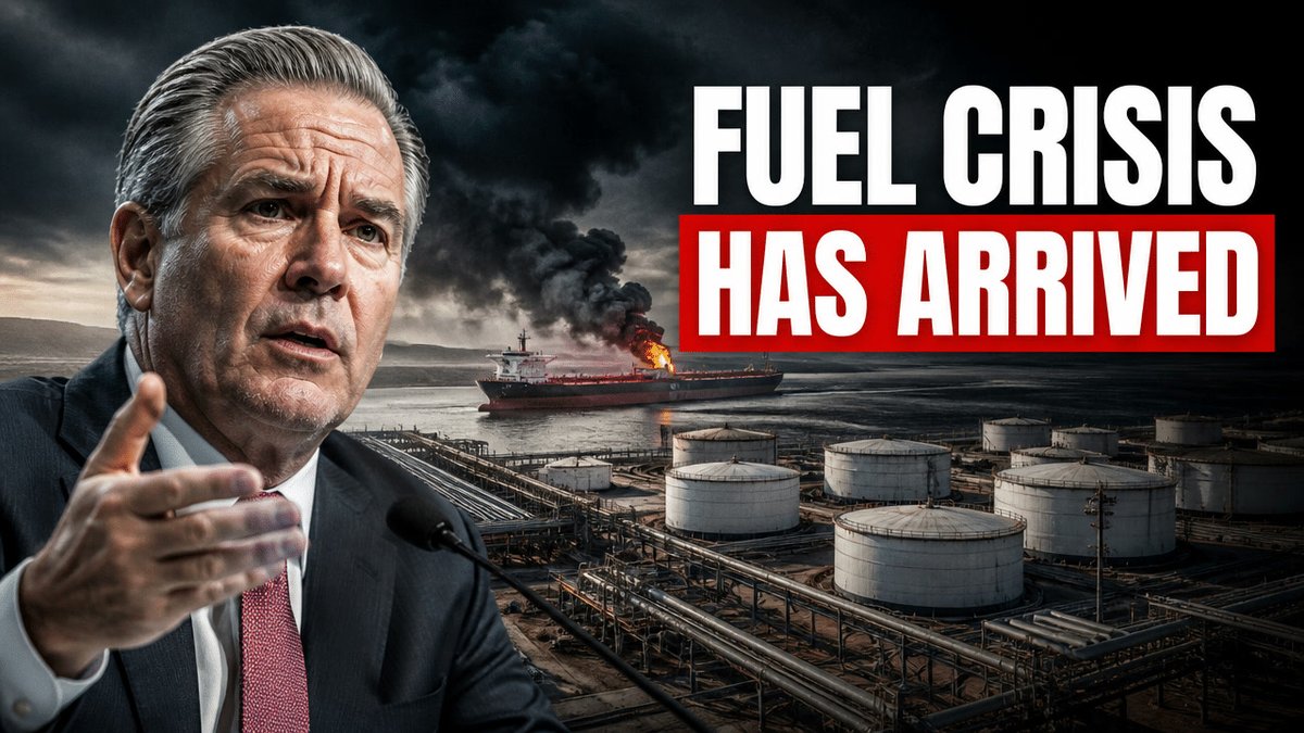 EndTimeHeadline's tweet photo. ⚠️ THE GREAT FUEL CRISIS HAS ARRIVED: Oil executives who spent months warning that a drawn-out Strait of Hormuz shutdown wo.
More details below ⬇️
#EndTimeHeadlines
https://t.co/7Z0F87L6we https://t.co/J1S8r2ZHie