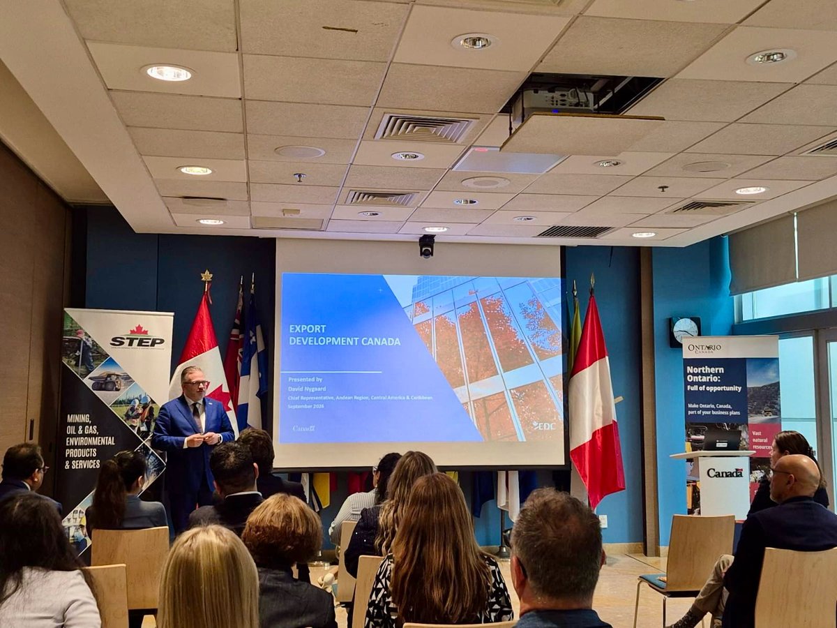 CanadaenPeru's tweet photo. ⛏️🇨🇦🇵🇪 Delegaciones de Ontario y Saskatchewan participaron en más de 50 reuniones B2B en el marco de #EXPOMINA2026, conociendo nuevos potenciales socios y comprendiendo mejor las oportunidades que existen en el sector minero peruano. https://t.co/LZphcEU3KV
