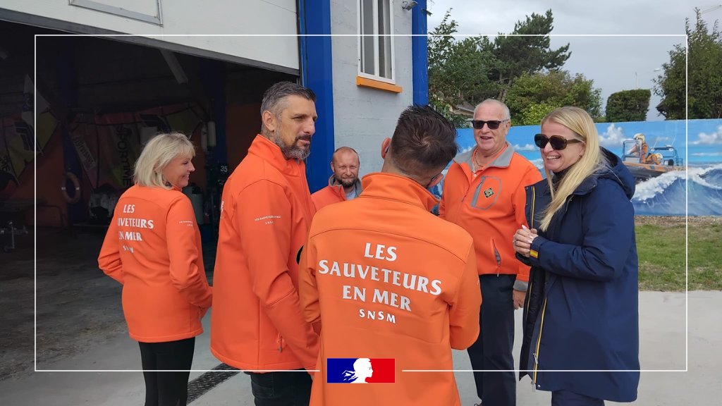 Image de Préfet de la Somme - Ce vendredi, la directrice de cabinet, Estelle Charles, s'est rendue à Cayeux-sur-Mer à la rencontre