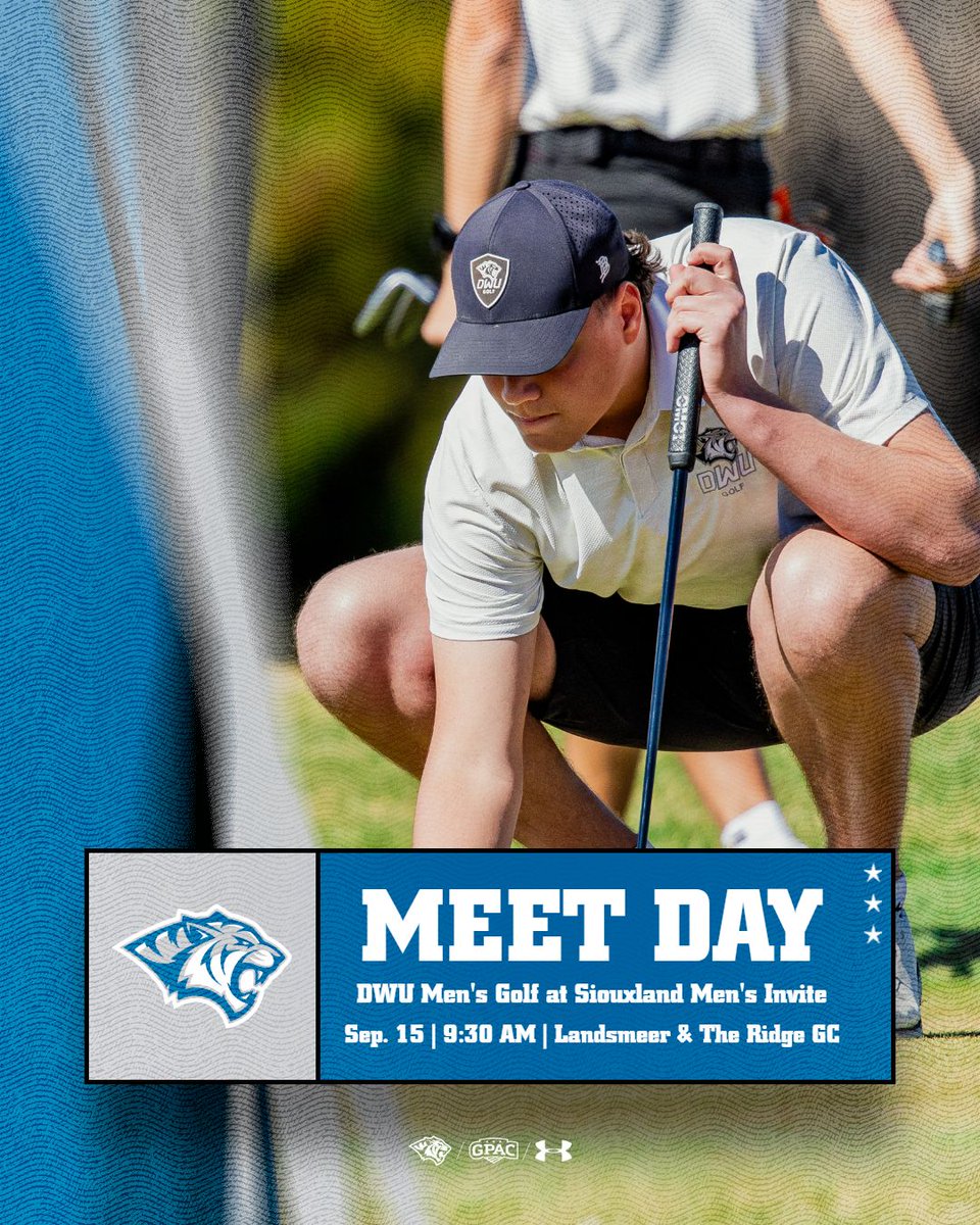 DWTigerGolf's tweet photo. #MEETDAY as the men's team will plan to compete in two more rounds of competition at the Siouxland Invitational!

🆚 Siouxland Men's Invite
📍 Landsmeer Golf Course, Orange City, Iowa
⏰ 9:30 AM
📊 https://t.co/Cj00FxCnUR

#RollTige | #BleedBlue https://t.co/K619ypSxR0