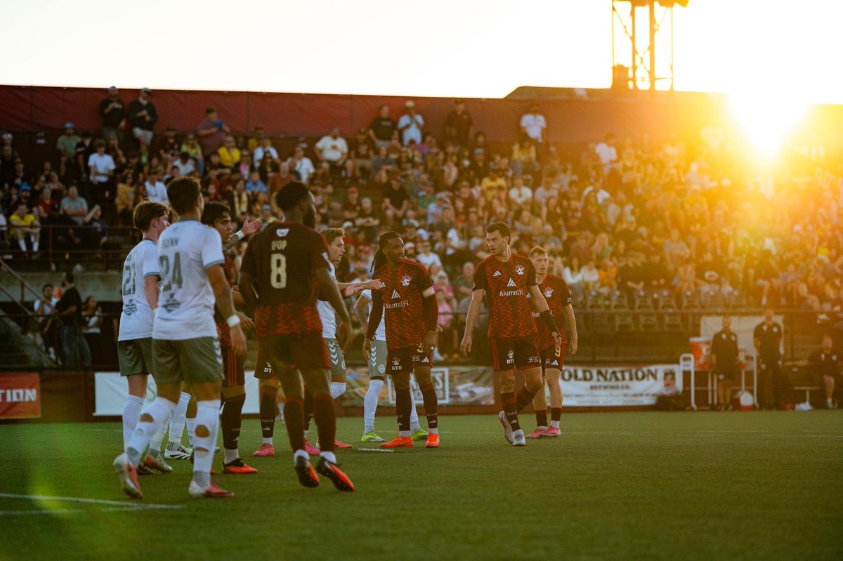 DetroitCityFC's tweet photo. Golden hour at Keyworth. There’s nothing like it🌅

The light, the crowd, the energy, it’s something you have to see in person. And with the season winding down, these are some of the last opportunities to catch it.

Join us Saturday vs Pittsburgh.

🎟️: https://t.co/acbPZrNF5A https://t.co/gNIT6WqoIZ