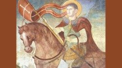vaticannews_fr's tweet photo. 💫 Le Saint du jour | Mardi 22 septembre
Saint Maurice et ses compagnons, soldats et martyrs

Vers 287, avant l’attaque de Gaulois, l’empereur Maximien ordonne un sacrifice. Maurice, chef d'une légion de chrétiens, refuse. Maximien en décrète la mort.
→ https://t.co/VUa8PTYpBs https://t.co/SklVYPFXZq