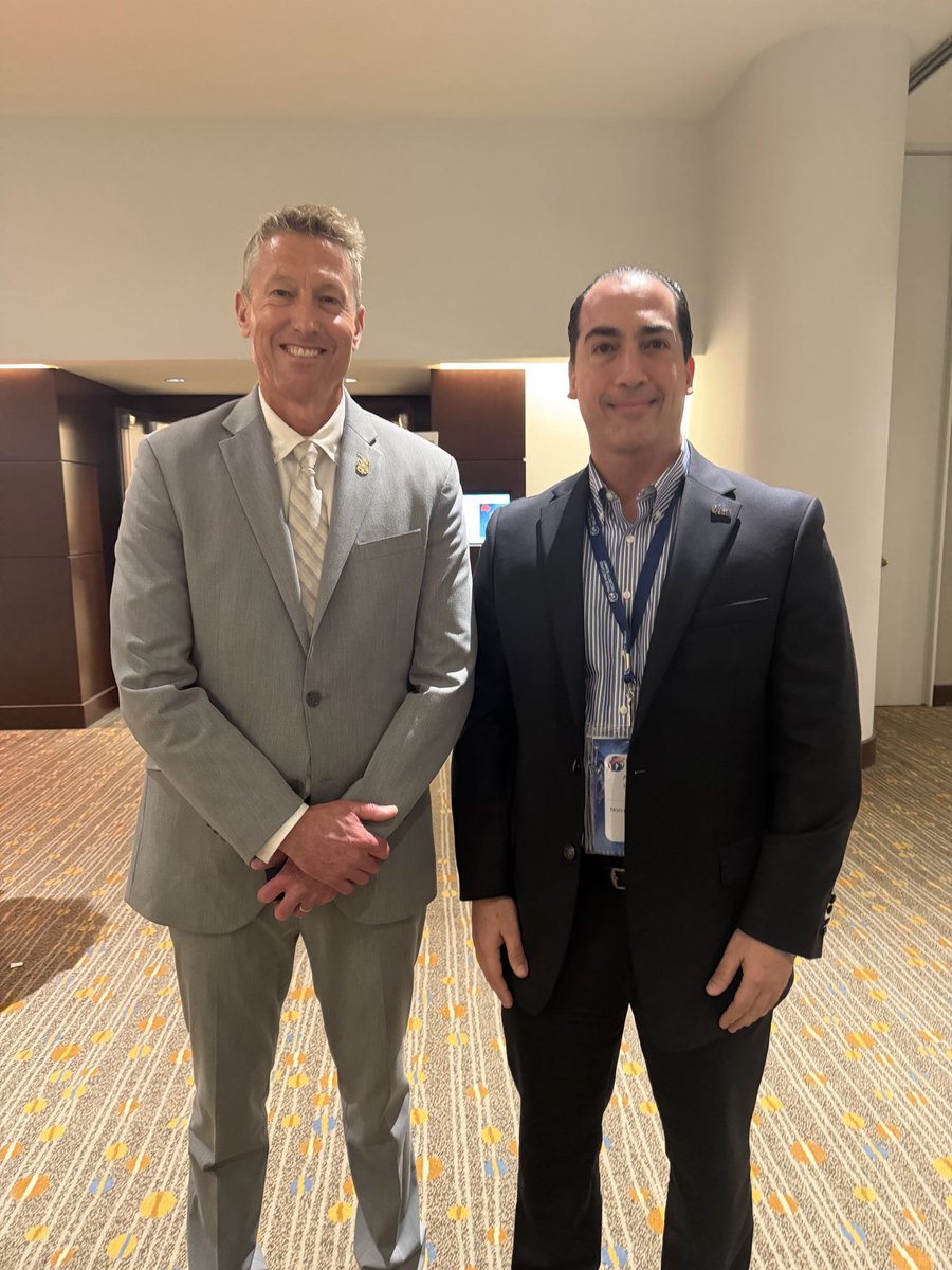 anfranzal's tweet photo. Talking about safer and better trade with Rodney Scott @CBPCommissioner  @CBP at the Trade and Cargo Security Summit 2026. Great event! 
Thank you for listening.
“Protecting our home is done not just by knowing who but what is coming into this country”. - Rodney S. Scott https://t.co/cd1sbcr0sm
