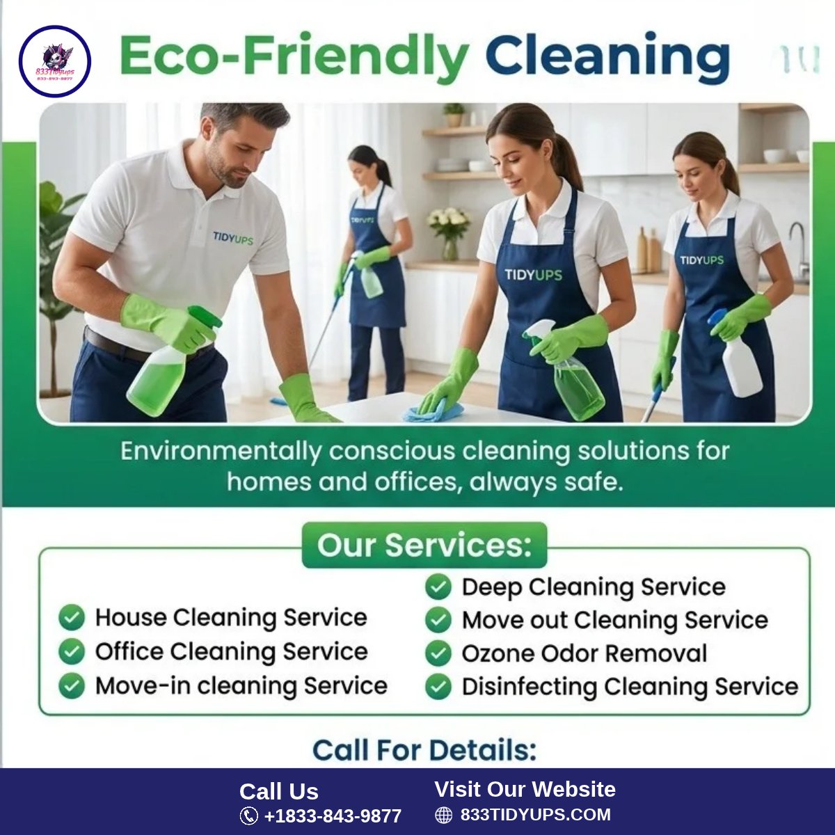 833tidyups's tweet photo. Eco-Friendly Cleaning Services for a Cleaner, Greener Space
Book today 👇
🔗 https://t.co/nfj7lgPuTA

#EcoFriendlyCleaning #ProfessionalCleaning #CleaningServices #GreenCleaning #HomeCleaning #CommercialCleaning #OfficeCleaning #DeepCleaning #ResidentialCleaning #BusinessCleaning https://t.co/gFCus5YFjk