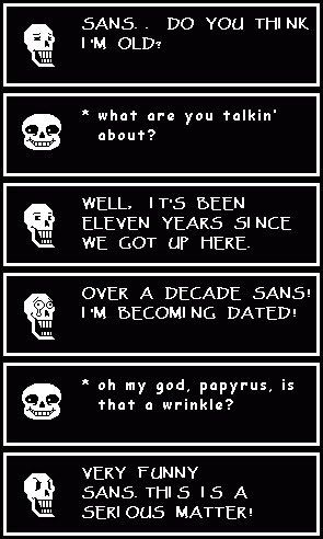 recrdplyr's tweet photo. Happy 11 years Undertale! I was going to draw something but… it looks like Papyrus and Sans had something to say. https://t.co/4QzxThX6mF