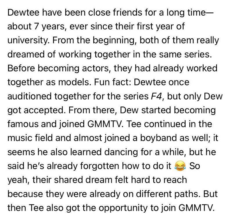 lomldewtee's tweet photo. udah aku pendekkan kisahnya tetap sepanjang ini wkwkwk 😭😭😭 padahal aku baru nyeritain gimana mereka akhirnya bisa kerja bareng.. btw feel free to cmiiw guys.. too many dewtee infos im worried that got confused 🥲 https://t.co/8fWk9qfn72