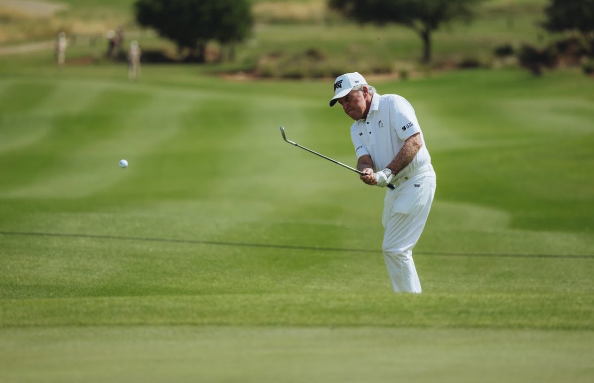 garyplayer's tweet photo. If you want to improve your game, a strong short game is imperative. Having confidence around the greens will improve your scoring. Having a strong base and keep your weight on your lead foot are important basics to get right. Spend more time chipping and putting and see how it impacts your game. GP

#PXGTroops