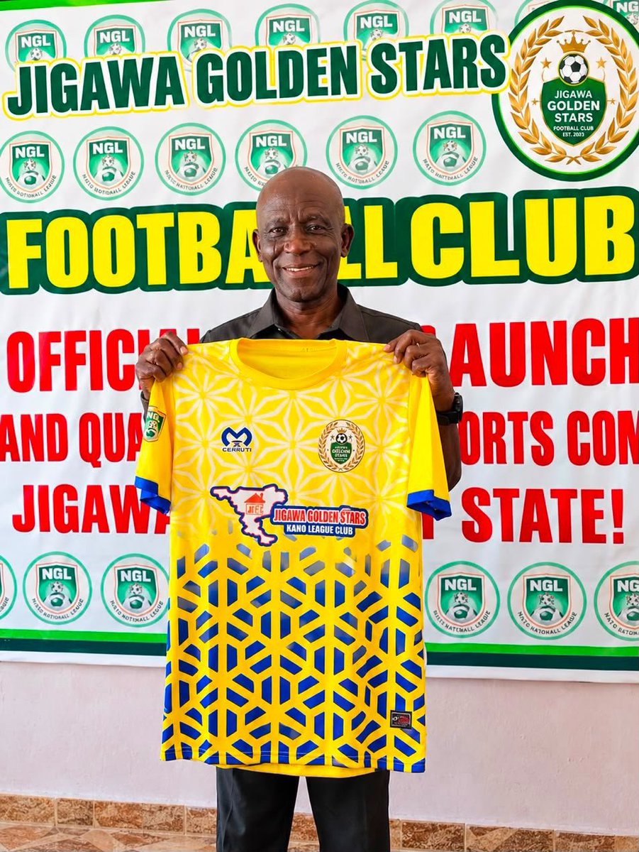 Ayomighty005's tweet photo. 🚨 OFFICIAL: Jigawa Golden Stars have appointed Majin Mohammed as their new head coach. 🇳🇬⚽

The experienced coach, who helped Kwara United reach the NPFL, will now lead Jigawa Golden Stars as they aim for promotion.

@OlaiyaAzeezLaw1 https://t.co/aW0wO05nmk